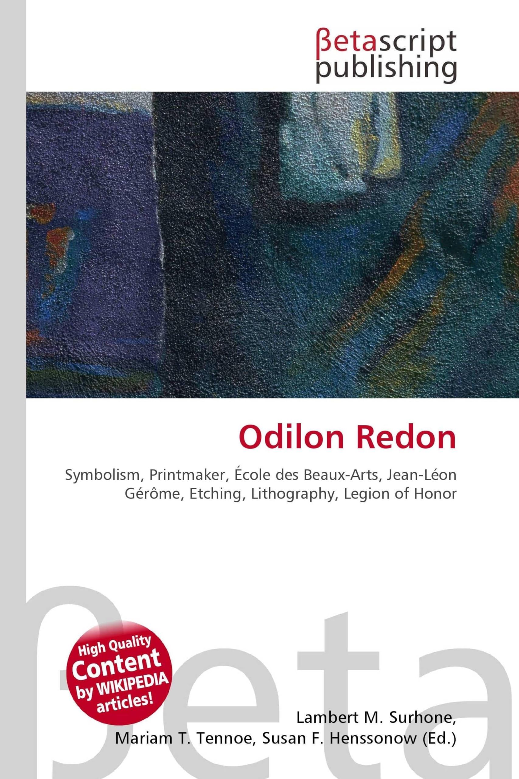Symbolism Odilon Redon : estampe de collection inspirée des maîtres de l'École des Beaux-Arts