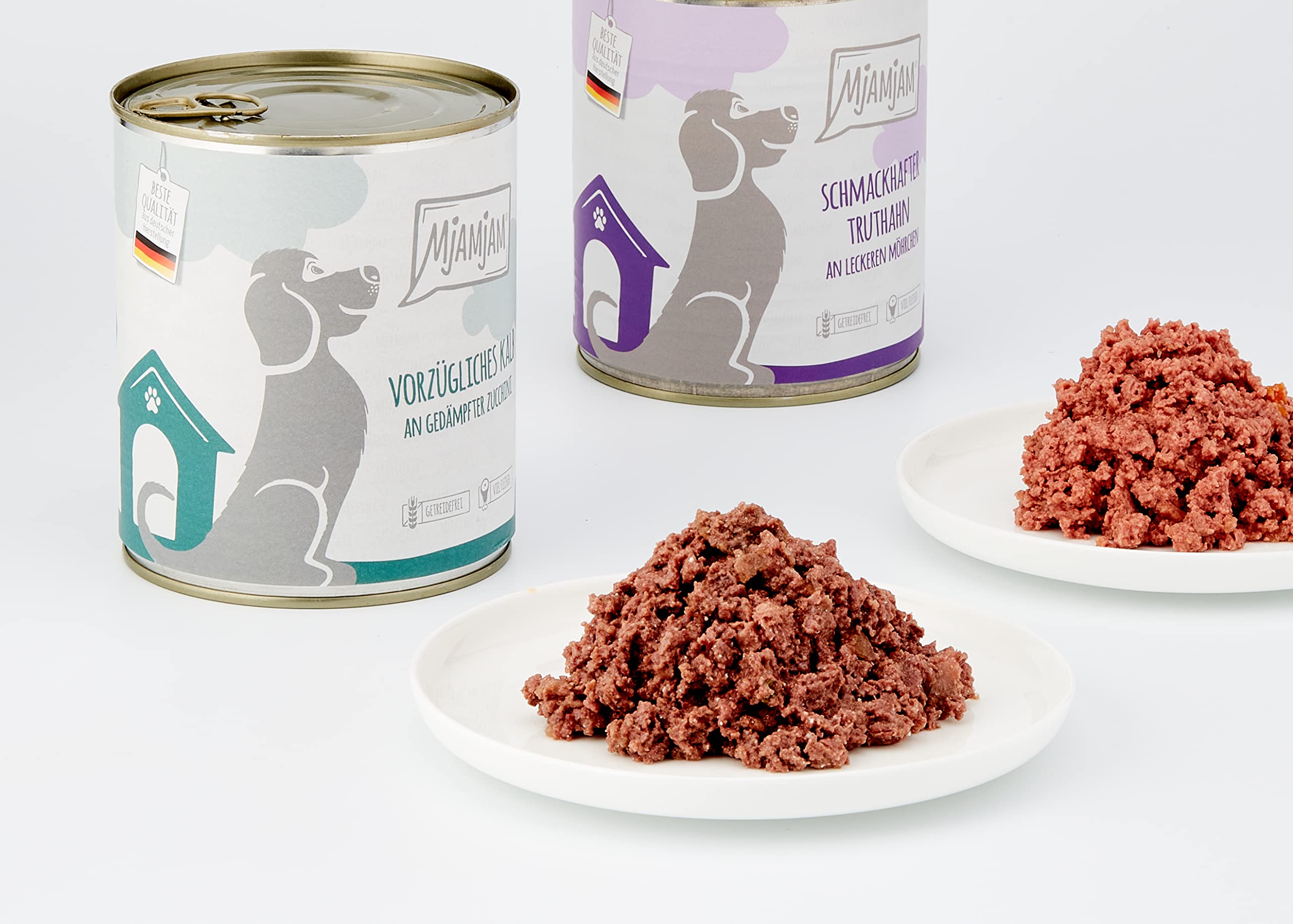 MjAMjAM Cibo Umido Per Cani - Confezione Mista Con Pollo, Anatra, Manzo E Altri - 6 Lattine Da 200g - Foto 6