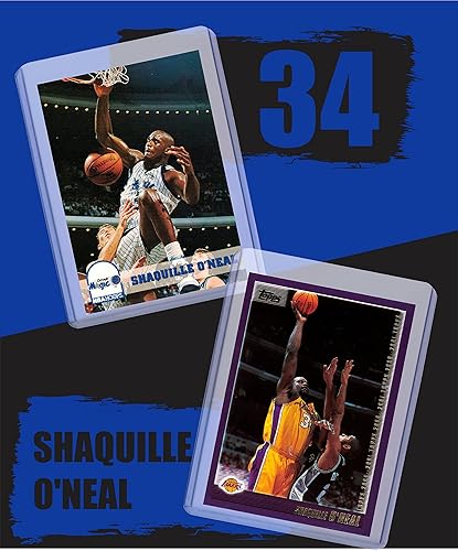 Miniatura 3 de Shaquille O'Neal Tarjetas de baloncesto surtidas (5) paquete  Orlando Magic, Los Angeles Lakers Trading Card Gift Pack