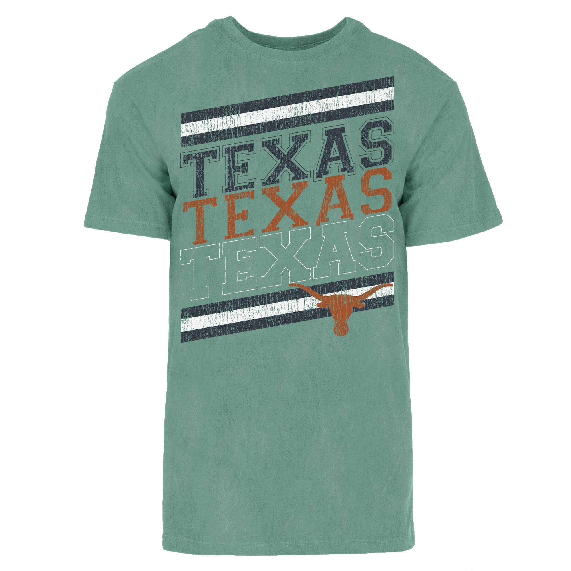 University of Texas Authentic Apparel unisex-adult AG330M Alright Threepeat Pigment Dyed Tee (pack of 1)