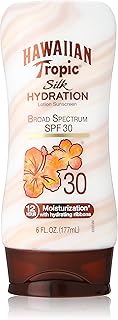 Hawaiian Tropic Sunscreen Silk Hydration Moisturizing Broad Spectrum Sun Care Sunscreen Lotion - SPF 30, 6 Ounce
