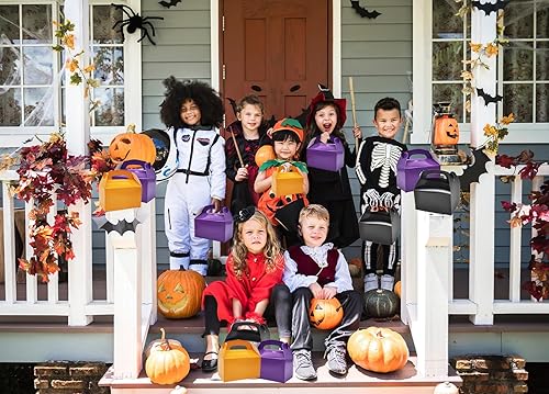 Miniatura 6 de The Dreidel Company Cajas de golosinas Gable, caja de regalos para cumpleaños de niños, cajas de dulces, recuerdos de fiesta, eventos de boda, baby