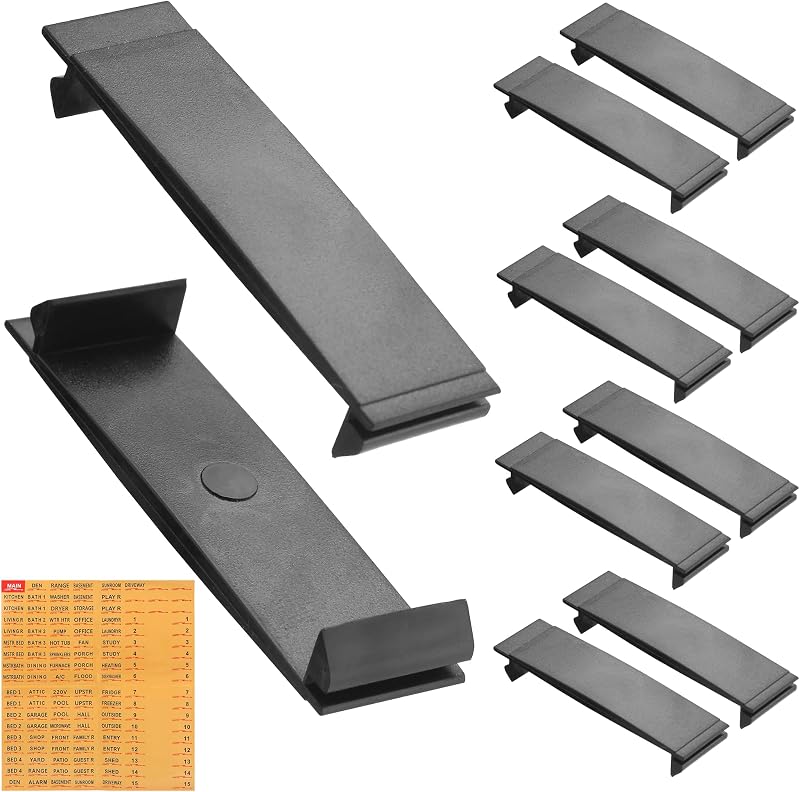 Breaker Panel Cover for 3/4 Universal Inch Load Center Flush Cover 10 Pack | 3/4 Breaker Panel Cover for Universal Inch Load Center Flush Cover, Comes with Breaker Box Label