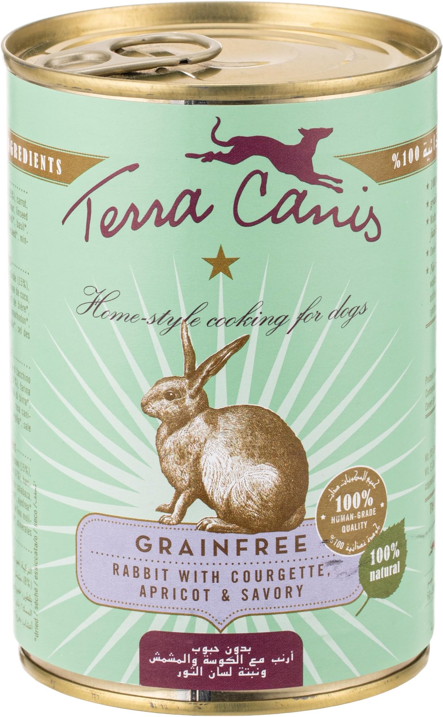 Grain Free Rabbit Dog Wet Food - 400G