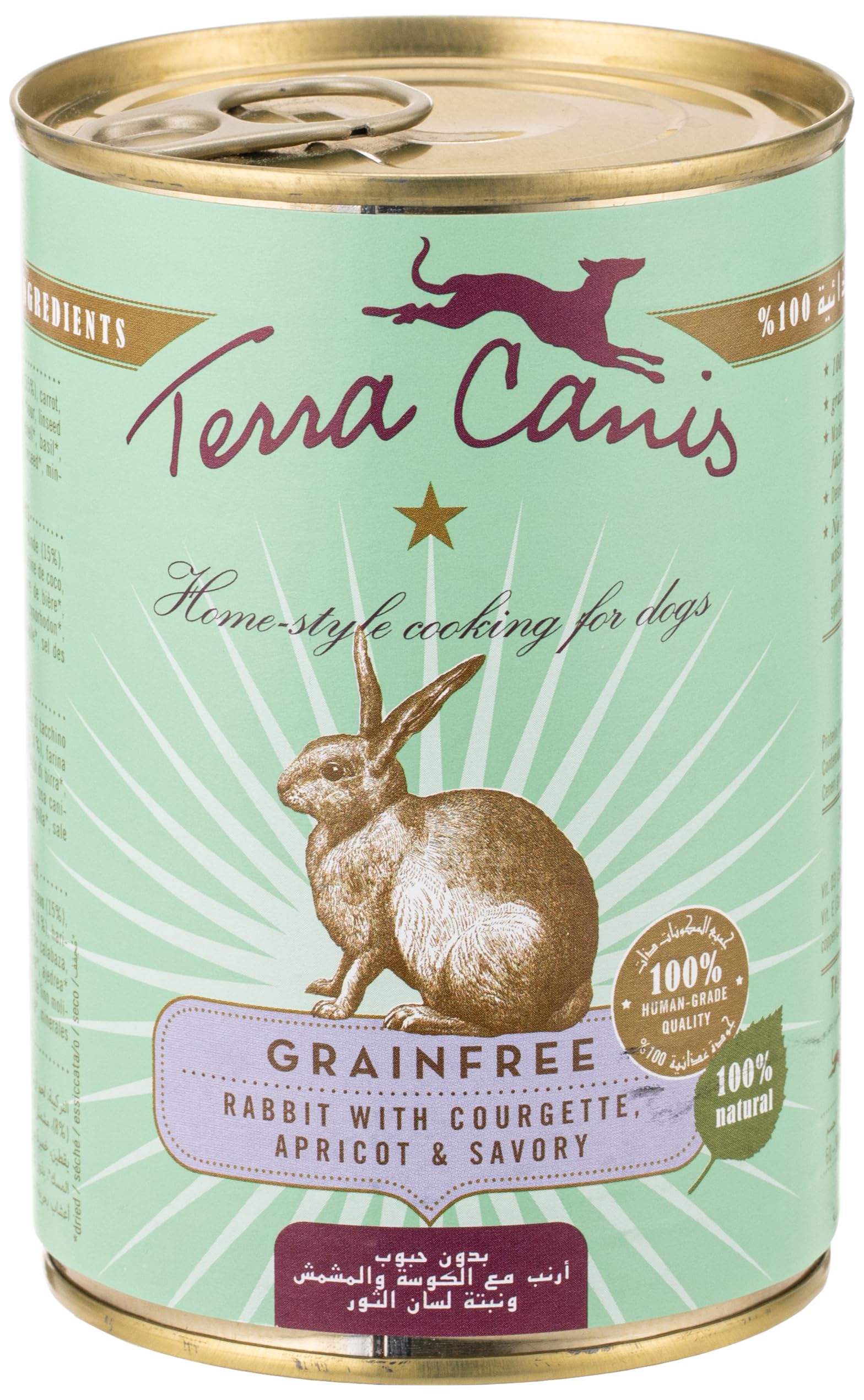 Terra Canis Grain Free Rabbit Dog Wet Food - 400G