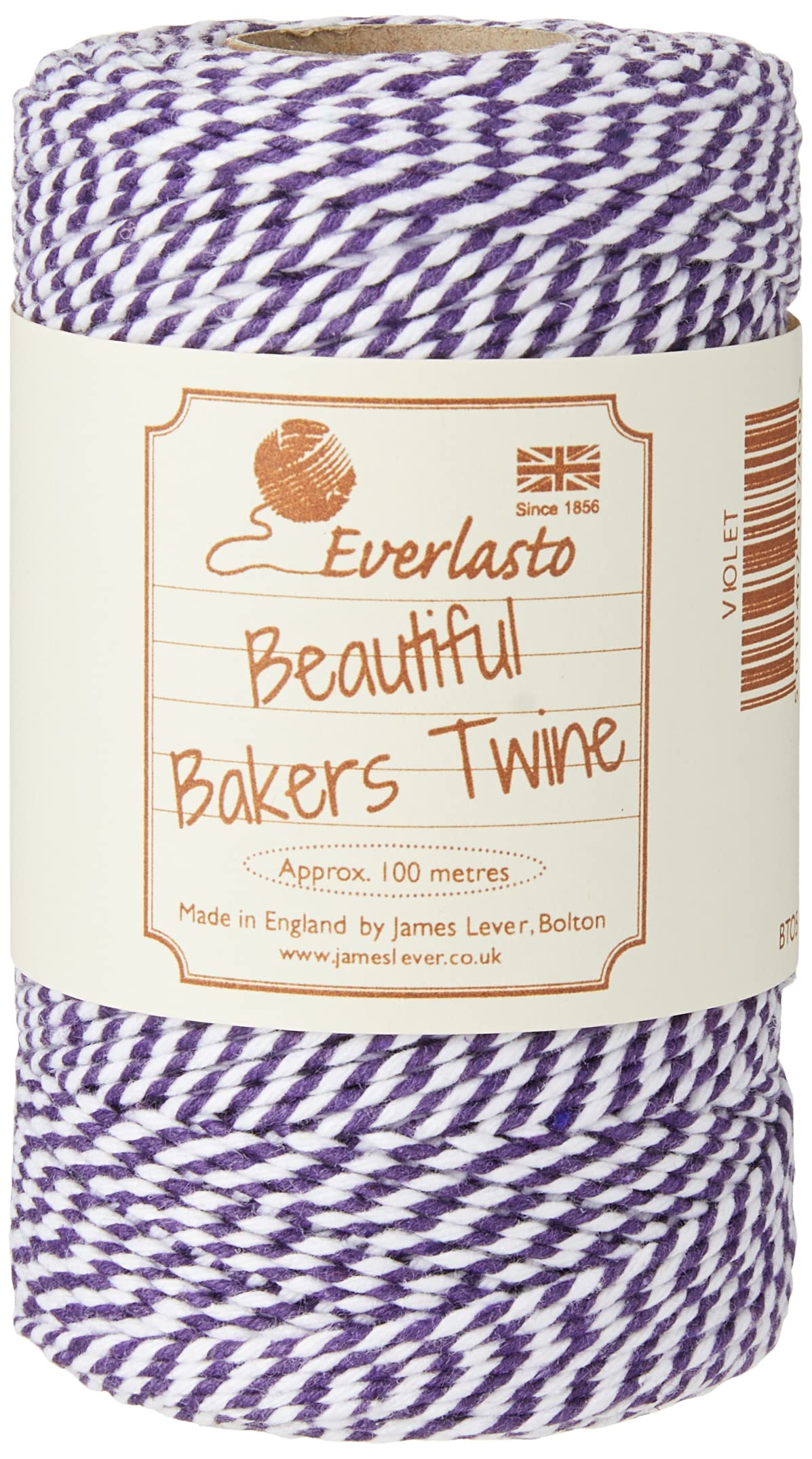 100m - Everlasto Original 'Beautiful Bakers Twine' (2mm approx) (Violet)