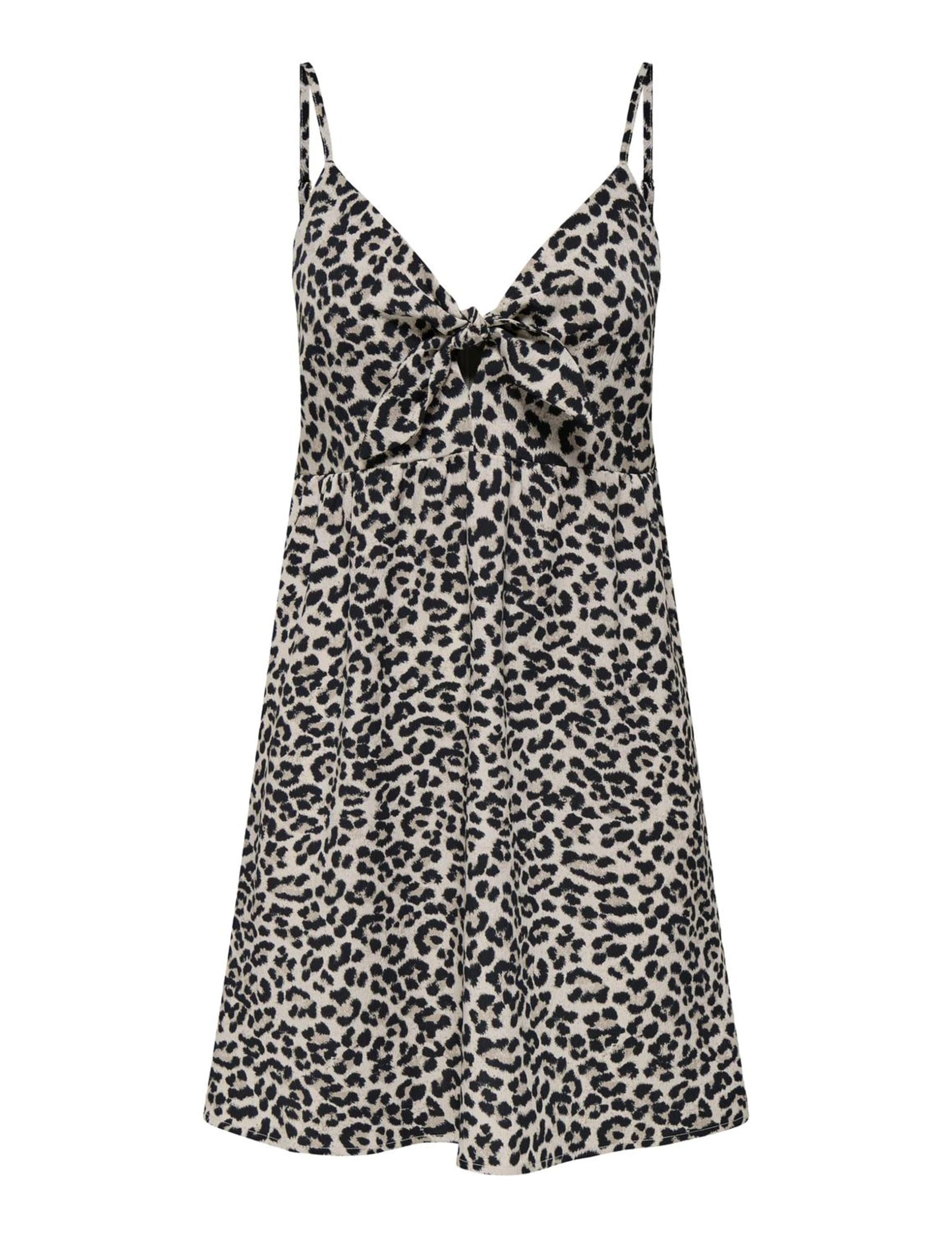 Onlnova Life Vis Jules Dress AOP, Mocha Meringue, M