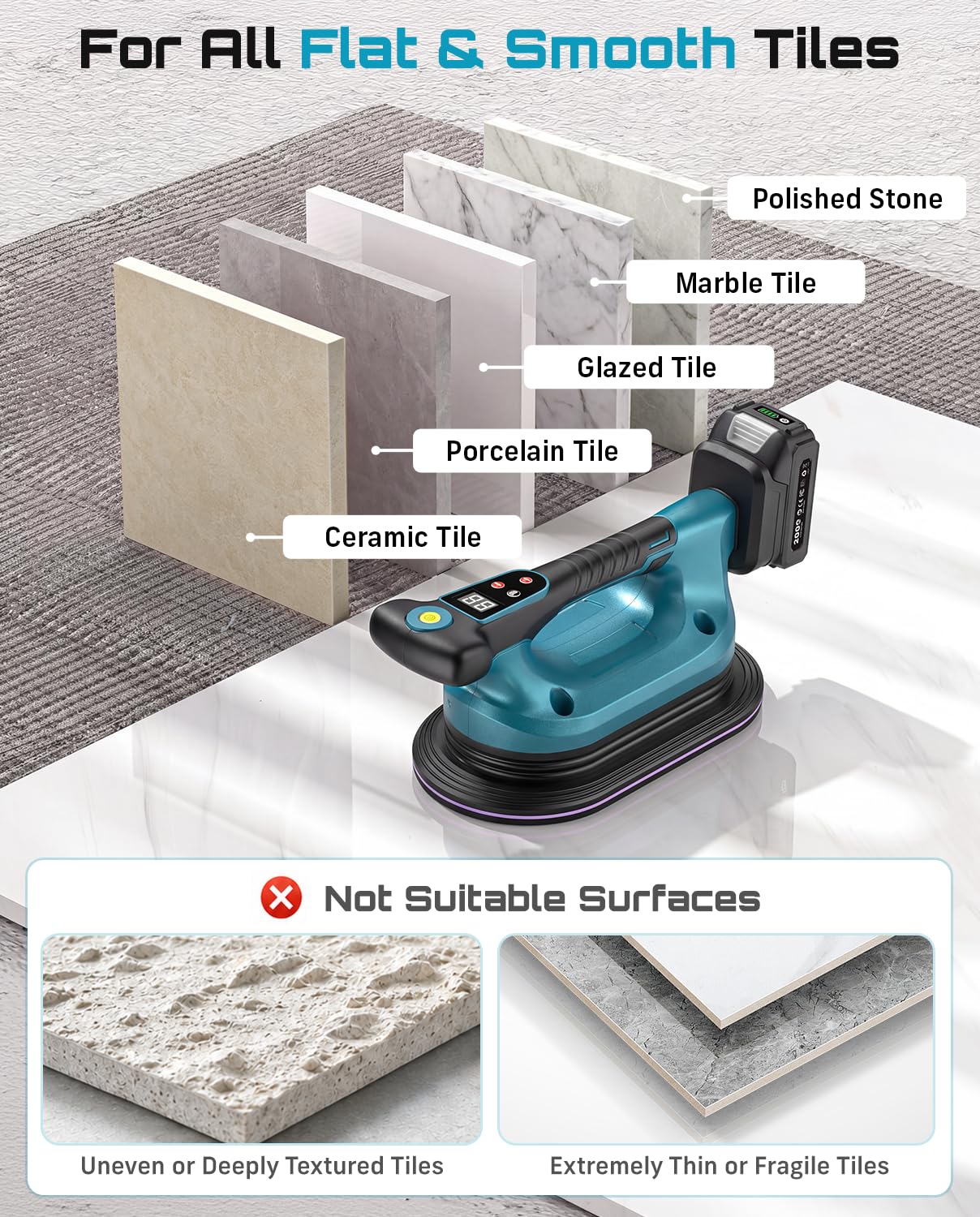 Seesii Tile Vibration Tool - Precision Tile Laying -7 Seesii Tile Vibration Tool - Precision Tile Laying -7