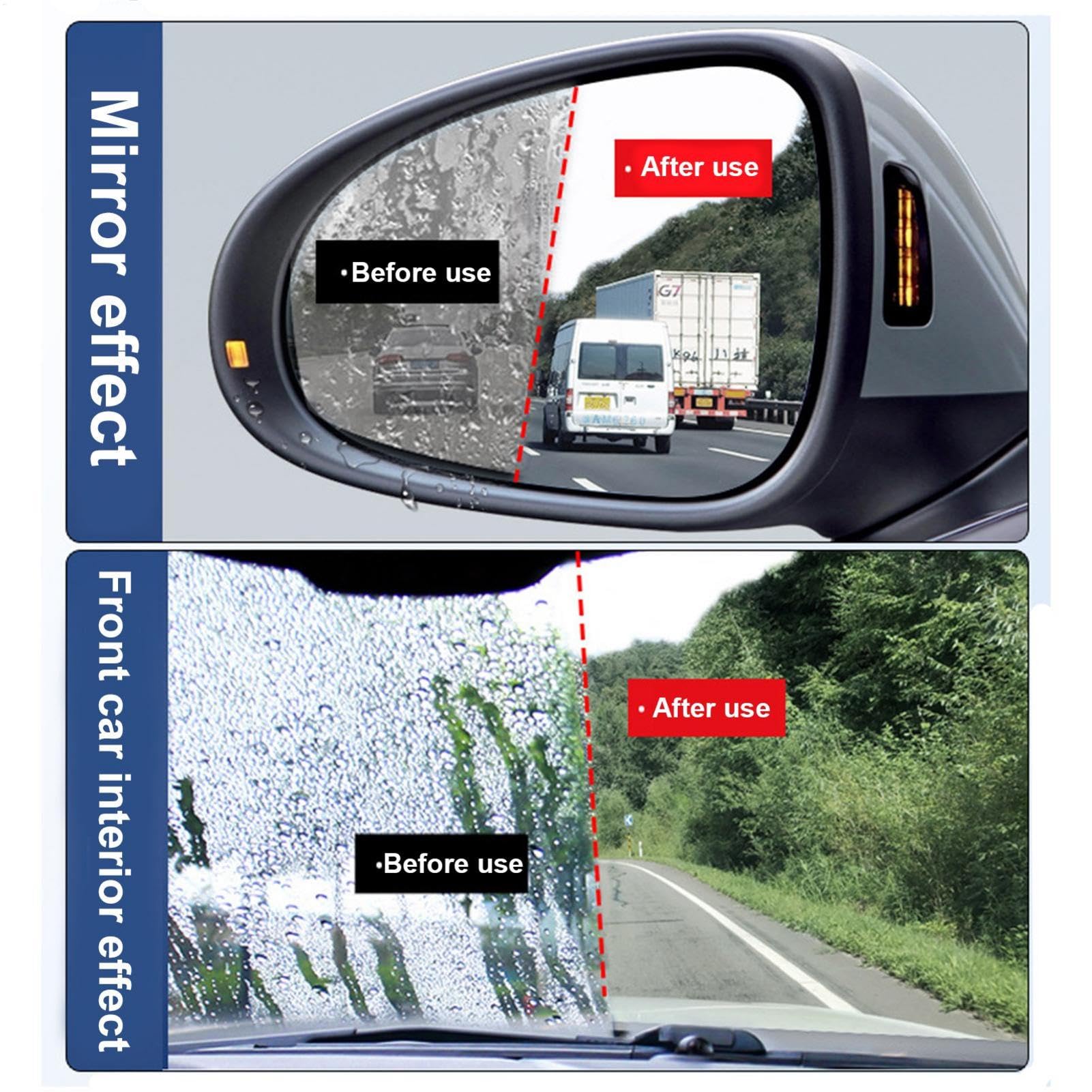 Spray Anti-Buée pour Lunettes Accessoire Auto Portable et Fournitures | Pare-Brise Anti-Pluie Produits D'Entretien Du Verre Accessoire Voiture Pour Débutants Maison Bureau Action De Gr