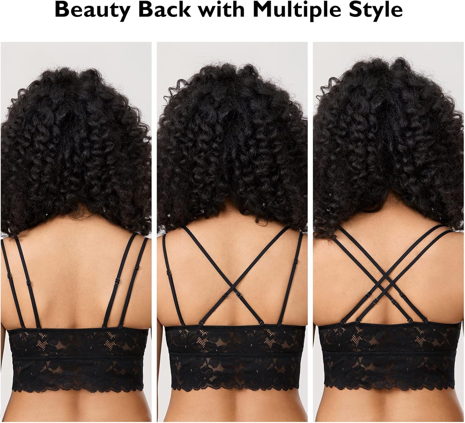 MOMANDA Women's Plus Size Nursing Bra Lace Bralette Wireless Padded Maternity Breastfeeding Bras - Image 2