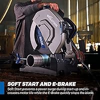 Vista 5 de Sierra de corte de metal de alta resistencia Evolution S15CPS de 15" Más de 3,500 cortes con la hoja EVOMAX14ST Hoja compatible de 15" Sierra