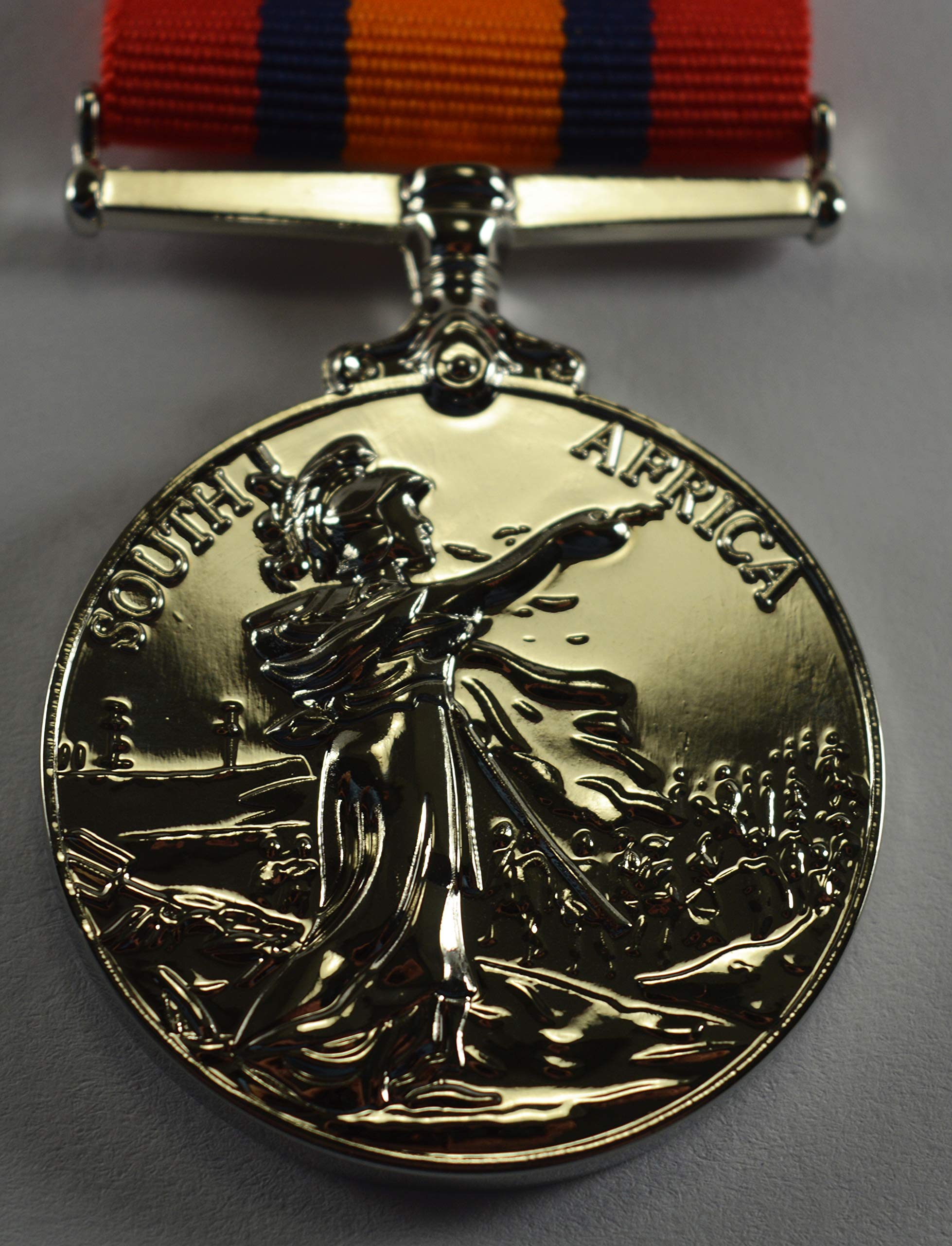 The Commemorative Coin Company Queen's South Africa War Medal Replica in .999 Silver. Victoria, Second Boer War
