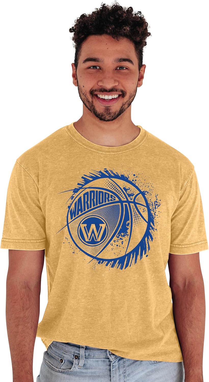 Blue 84 NBA Mens NBA Officially Licensed T-Shirt Burnout