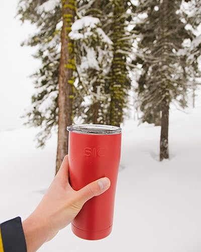Miniatura 4 de Seriously Ice Cold SIC - Vaso de viaje de acero inoxidable 188 con aislamiento al vacío de doble pared de 20 onzas, recubrimiento en polvo con tapa