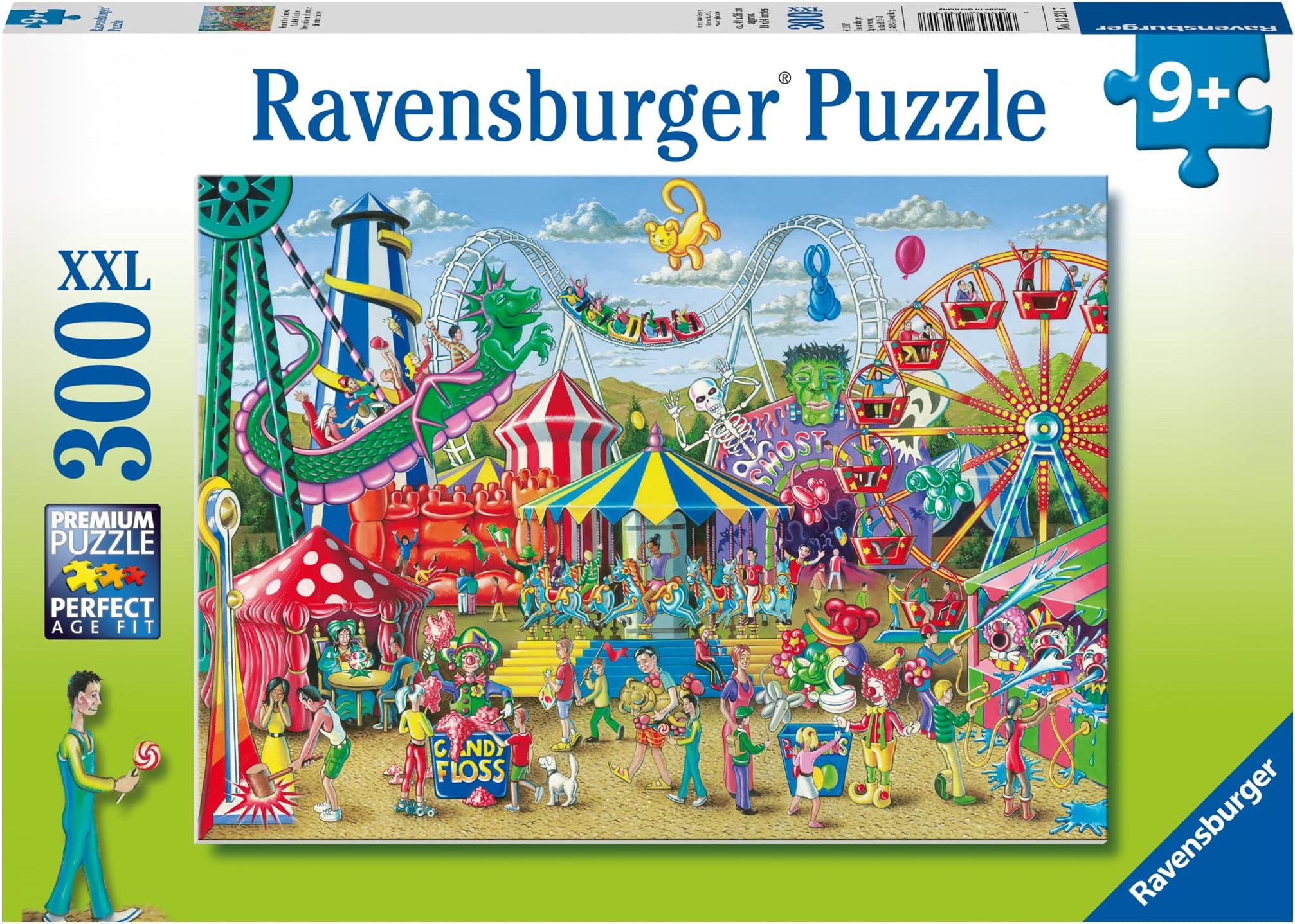 Fun at The Carnival 300 Piece Jigsaw Puzzle for Kids and Adults Age 9 Years Up
