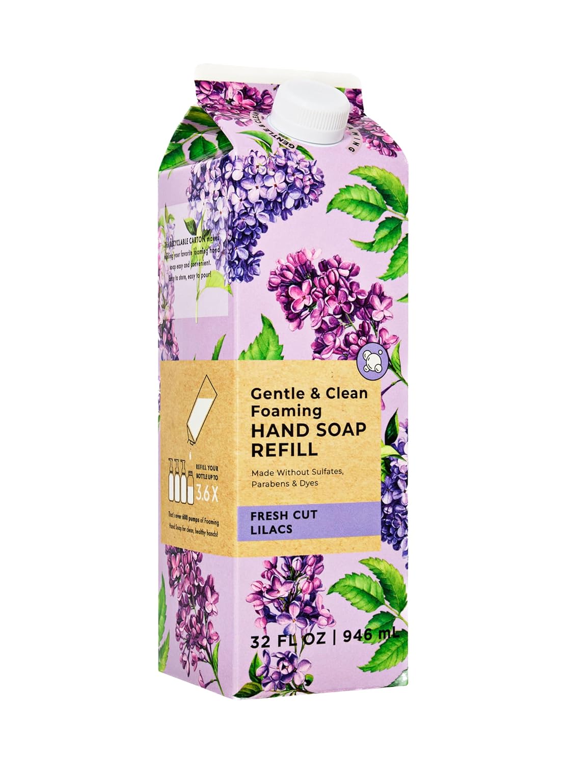 Fresh Cut Lilacs Soap Refill - XL Size - 32 oz Foaming Hand Soap Refill - Compatible with Bath and Body Works Gentle Foaming Hand Soap Bottles