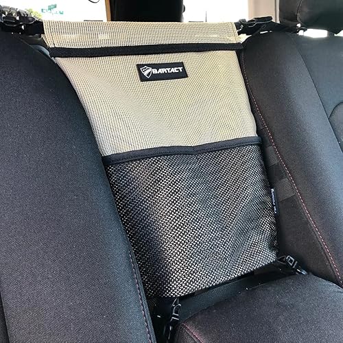 Miniatura 3 de Bartact Material universal de sombra entre la bolsa de asiento y el divisor de mascotas (rojo)