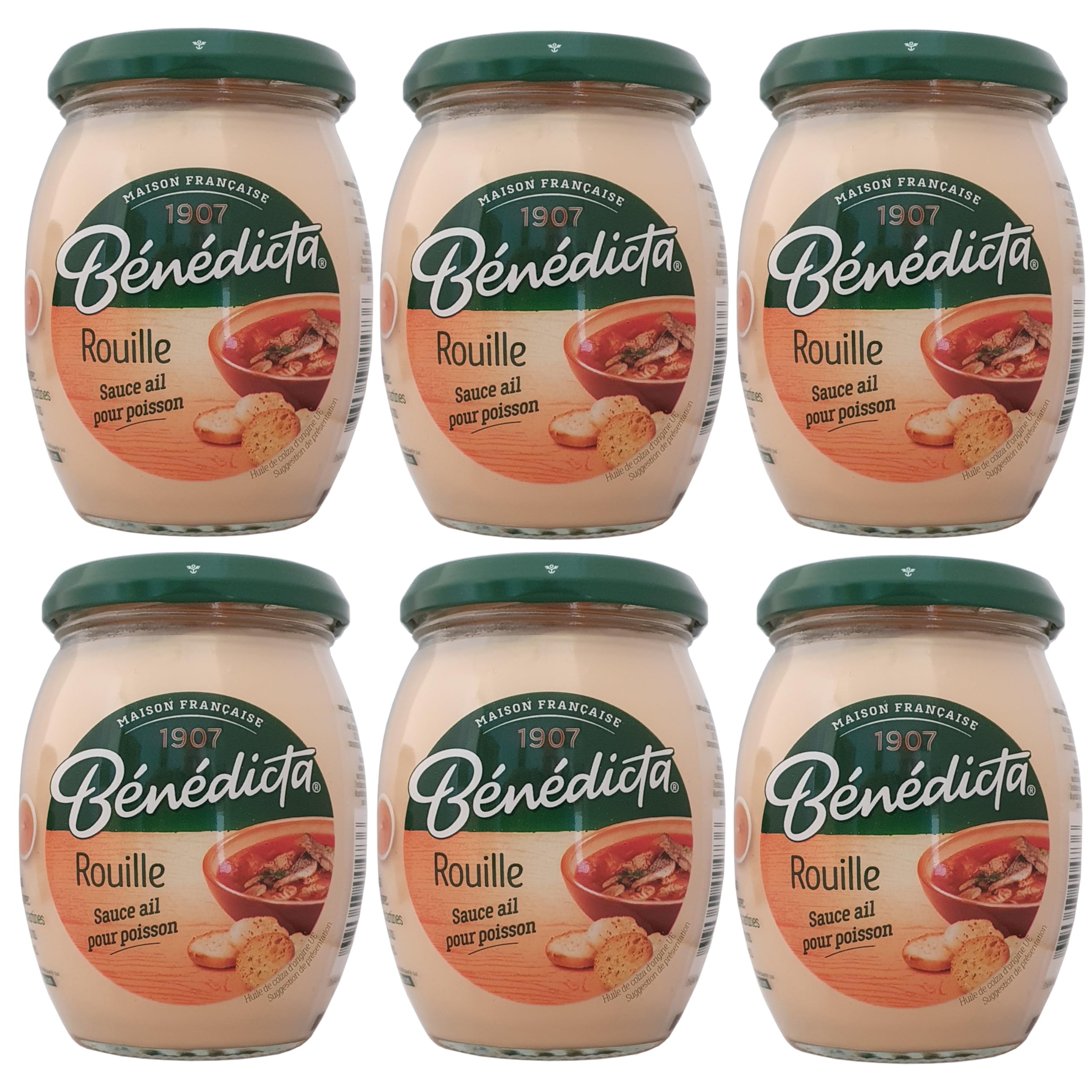 Benedicta © nA © bã Dicta Rouille Sauce Knoblauch Geschmack Fisch 260G (6er-Set)