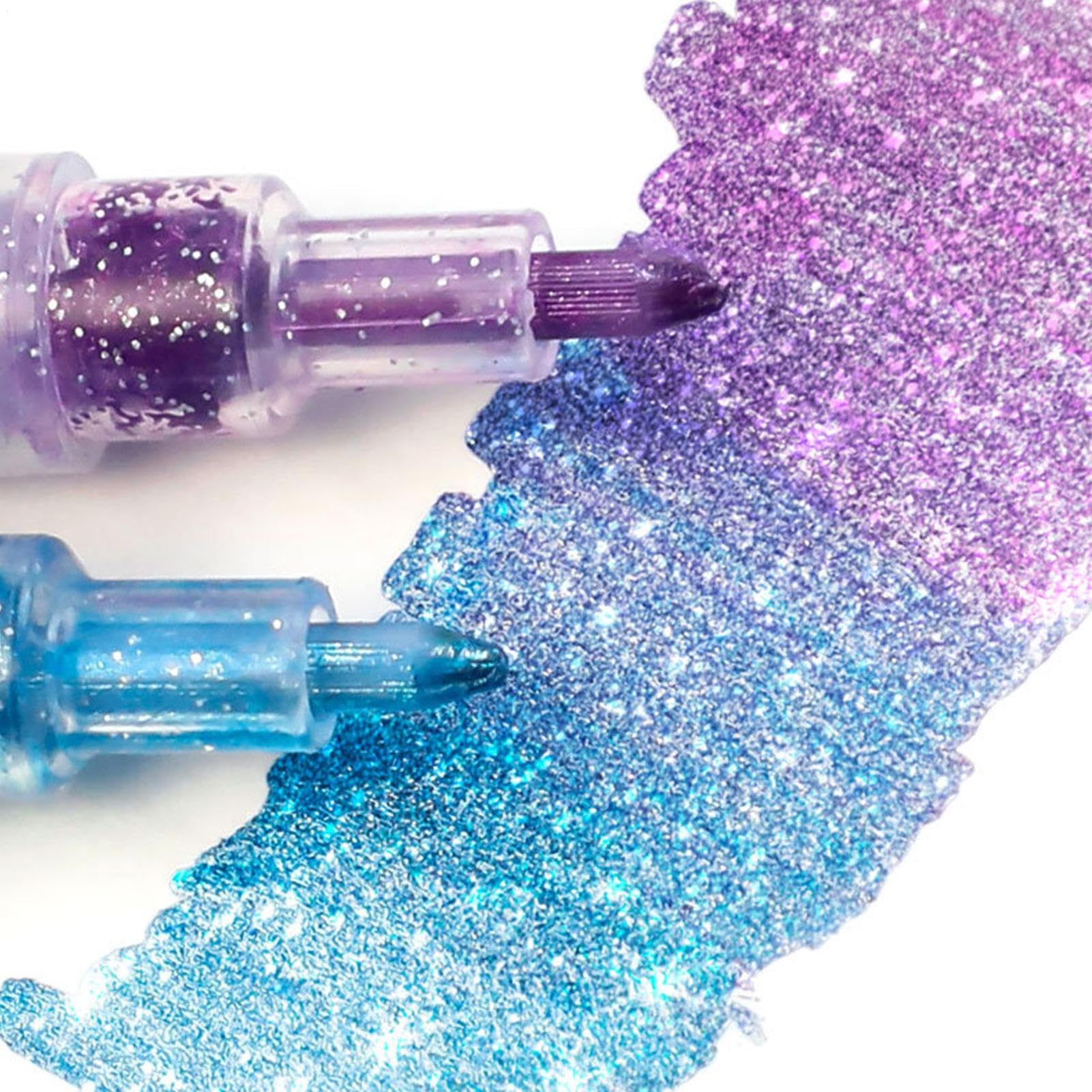 Pennarelli Glitter Penne per Pittura a Rapida Asciugatura