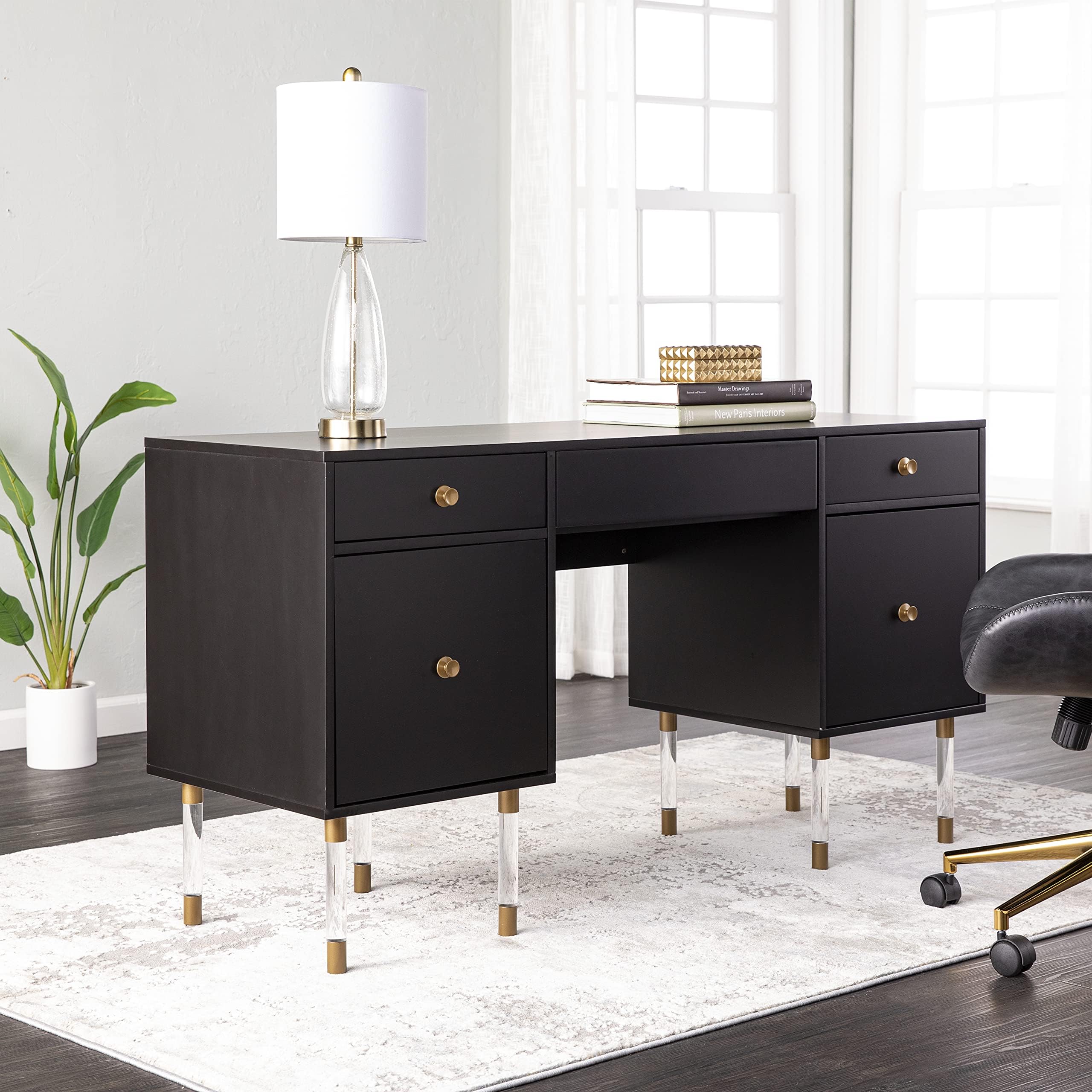 SEI FurnitureHelston Desk, Black