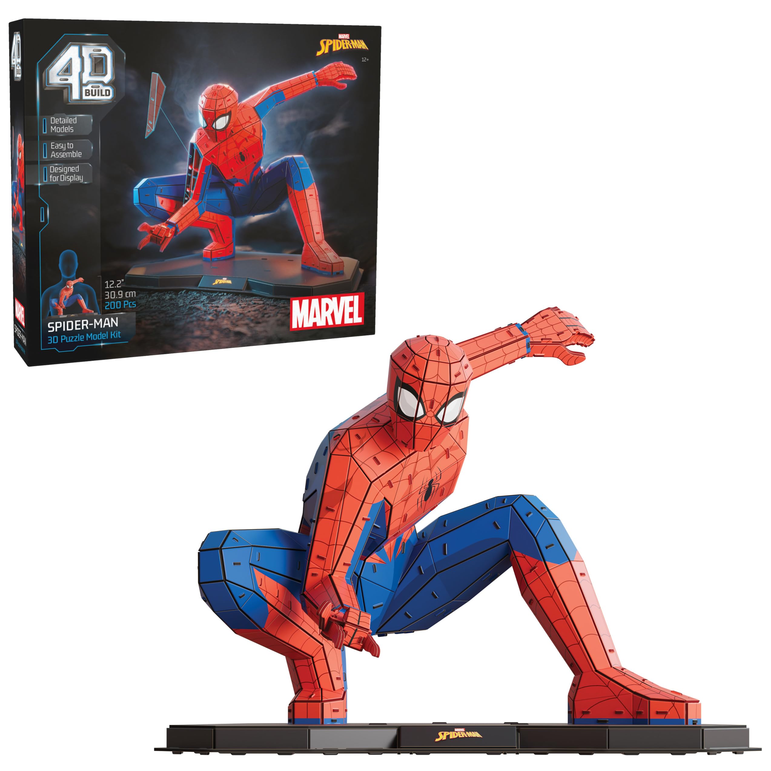 d*9様 SPIDER-MAN 4体セット Marvel 4D Build Spider Man Model Kit