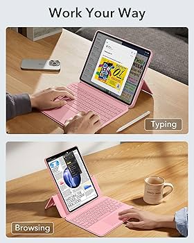 Amazon.com: ESR iPad Air 13 Inch Case Keyboard (M3/M2, 2025/2024