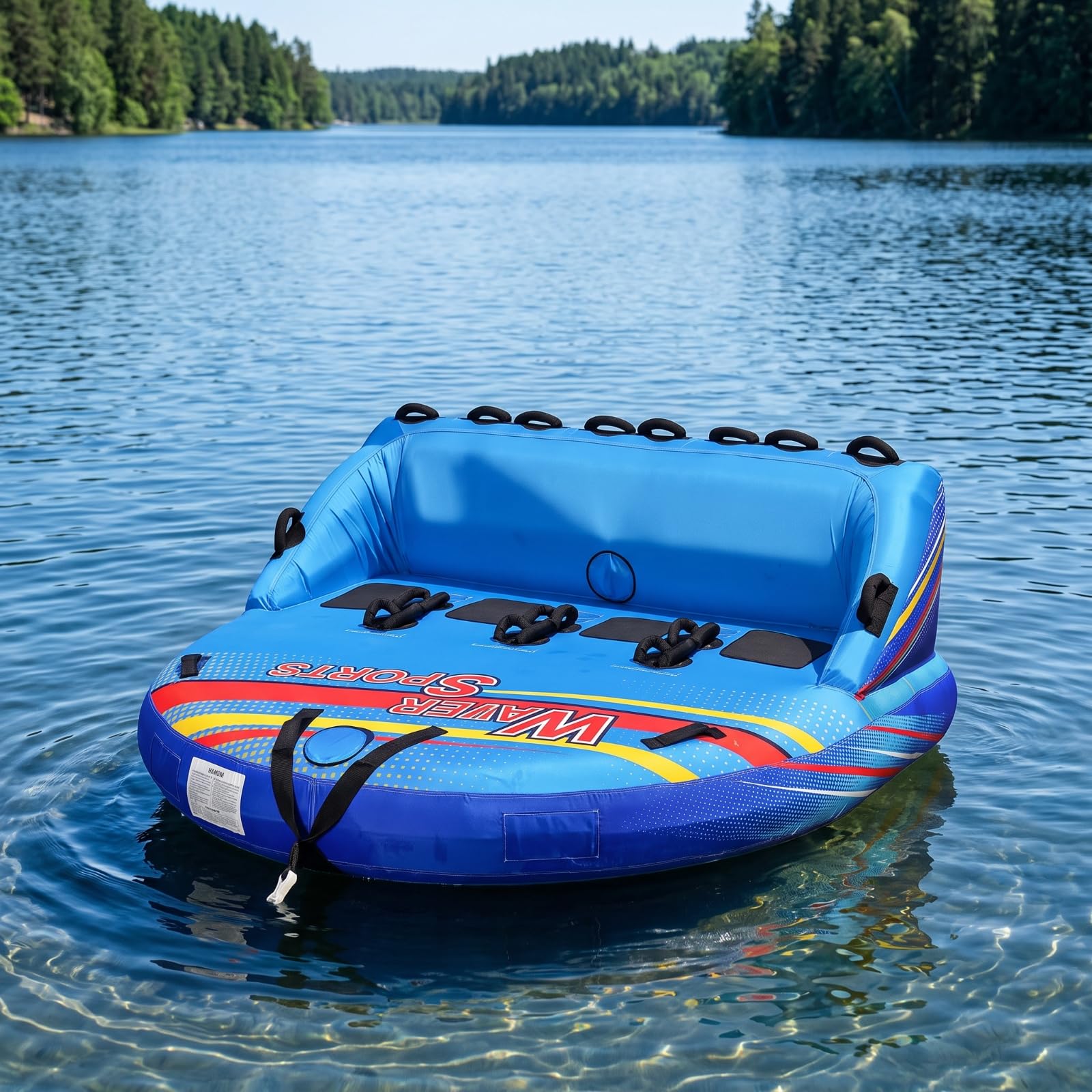 Harilla Flotador Inflable con Amplio | Plegable, Resistente, Tubo con, para, Playa