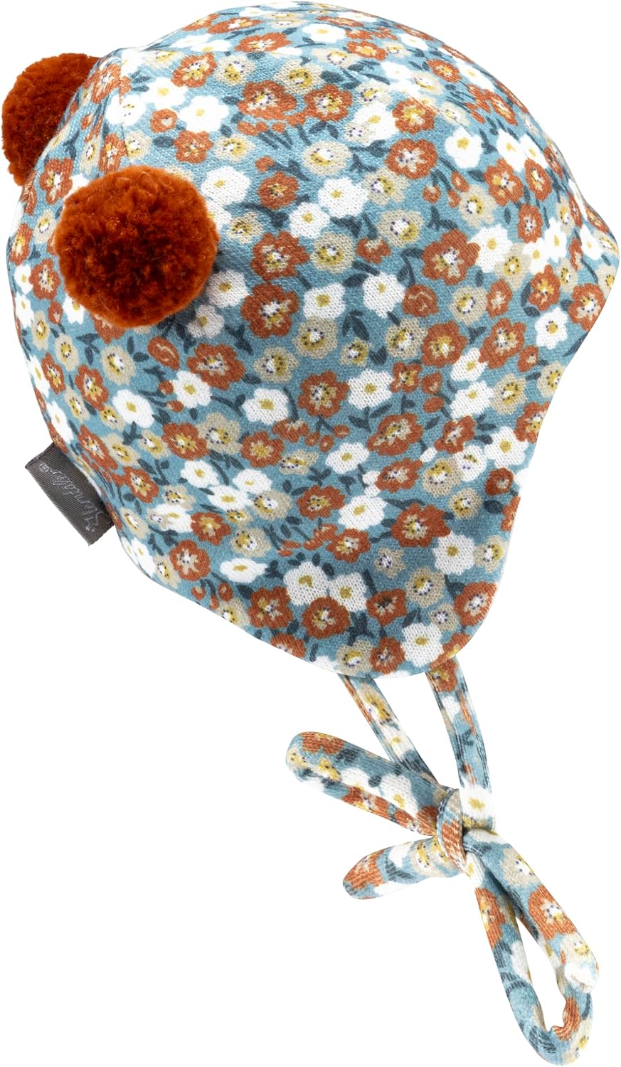 Sterntaler Inca Pom Pom Toddler Hat for Girls, Dark Turquoise, 49