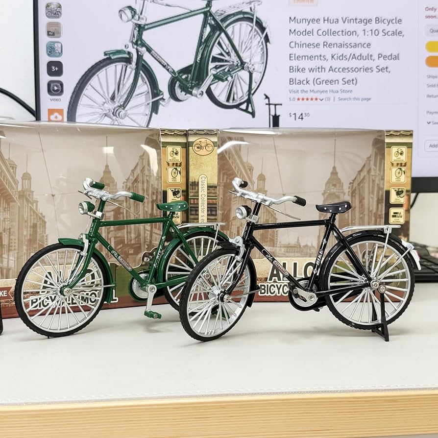 Amazon.com: Munyee Hua Vintage Bicycle Model Collection, 1