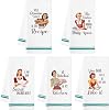 R HORSE 5Pcs Kitchen Dish Towel Funny Joked Themed Kitchen Dishcloth Absorbent Retro Sassy Lady Cleaning Dishcloth Bar Hilarious Hand Towel Gift for Hostess Mom Women Housewarming