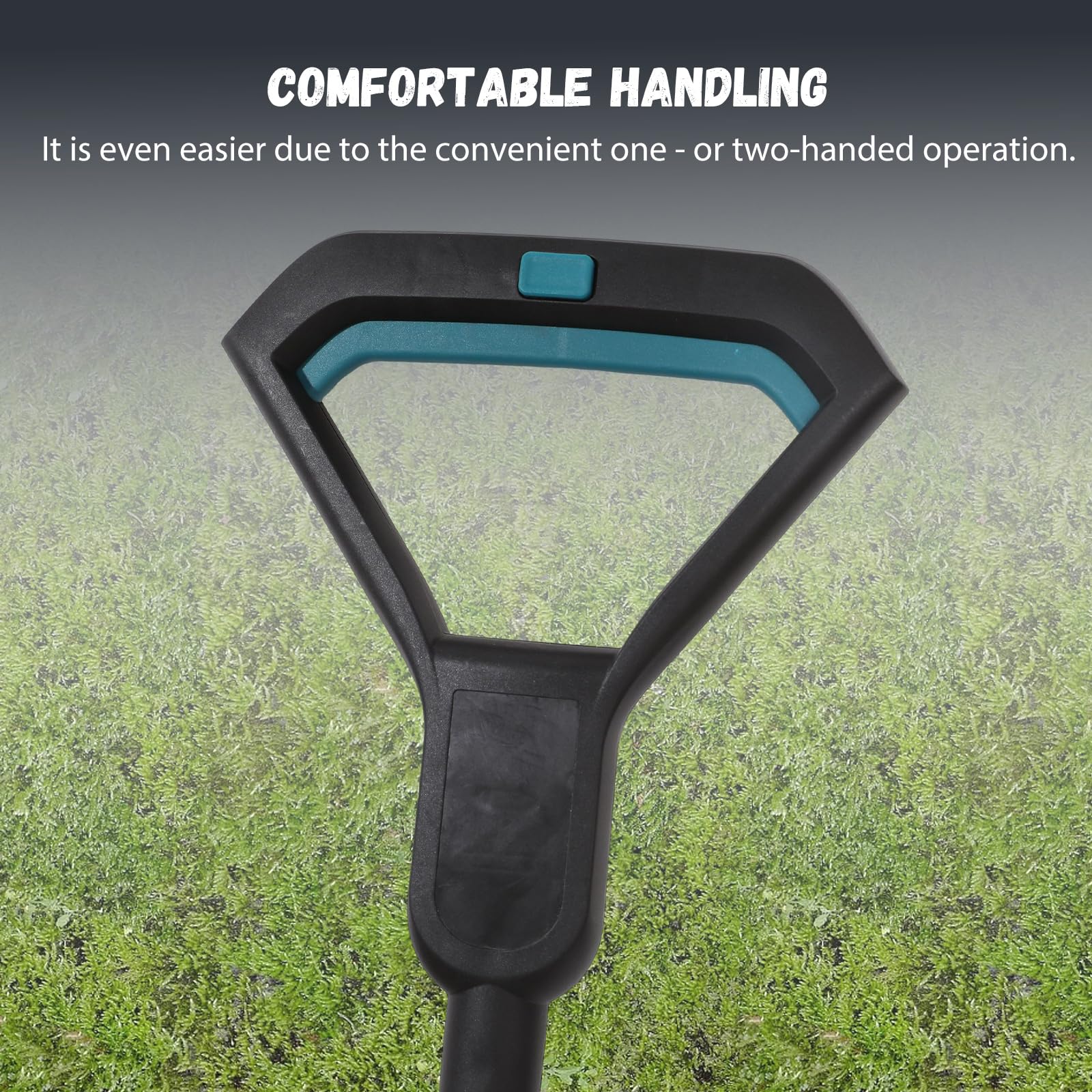 Cortacésped inalámbrico 2 en 1, motor sin escobillas, ligero (1) | Cortacésped con batería, compacto, ligero, sistema Safe Tilt 20°-70°, ideal para jardines pequeños de hasta 50 m²