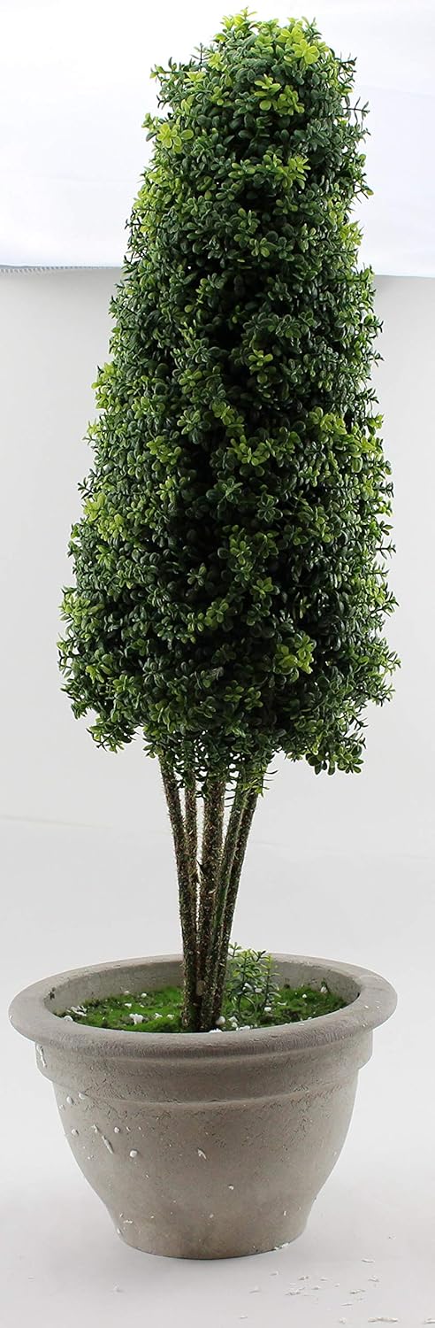 Artificial Plants & Greenery Indoor Outdoor Home Office Hotel Garden (Idea for Office Desk, Computer, Book/TV Shelf, and Cashier Registration Area Display) (24'')