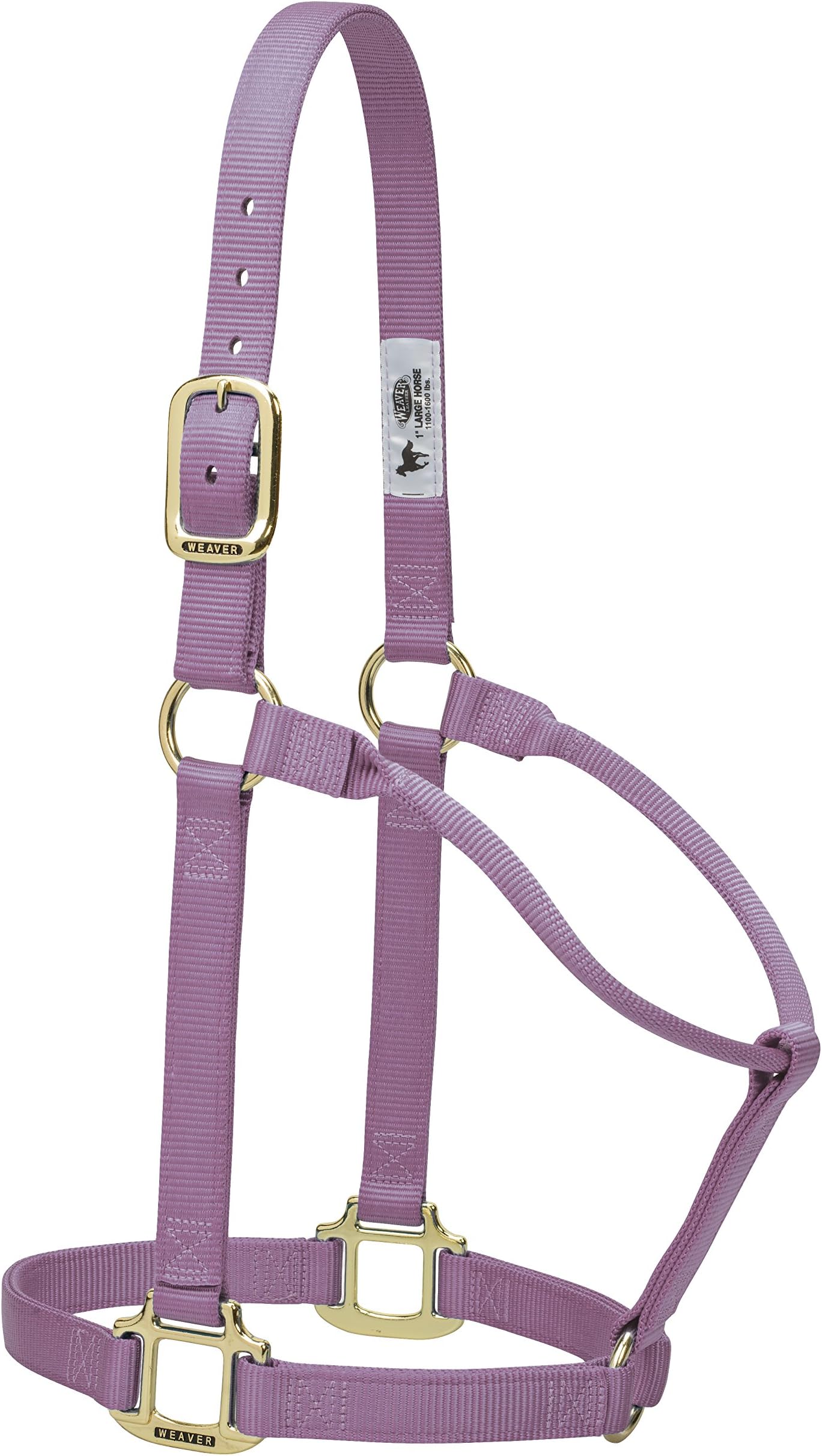 Weaver Leather Original Non-Adjustable Nylon Horse Halter, Average, Lavender