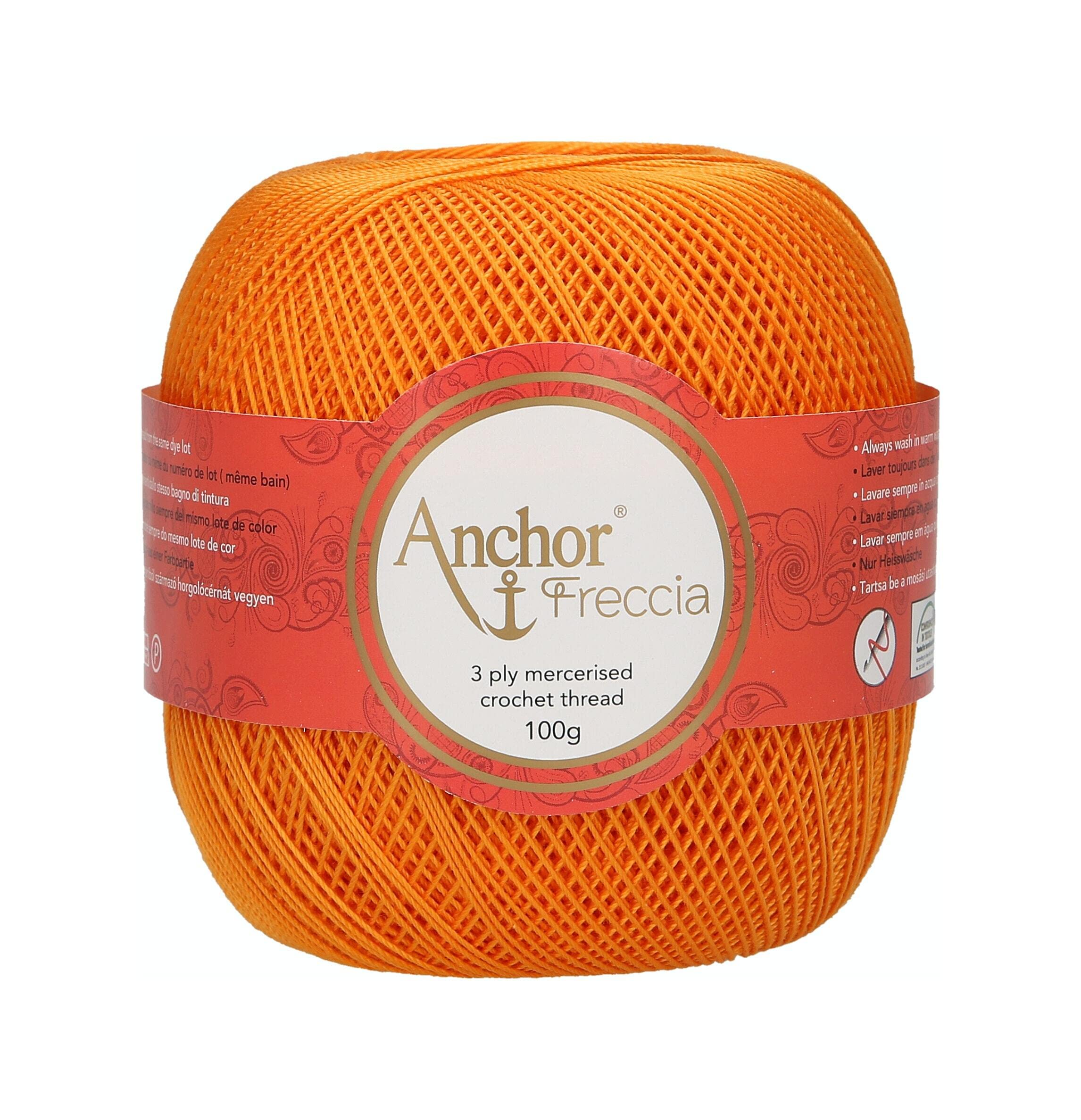 ANCHOR Freccia, Thickness: 12, Packaging: 100G, Running Length: 570M 314 Crochet Threads