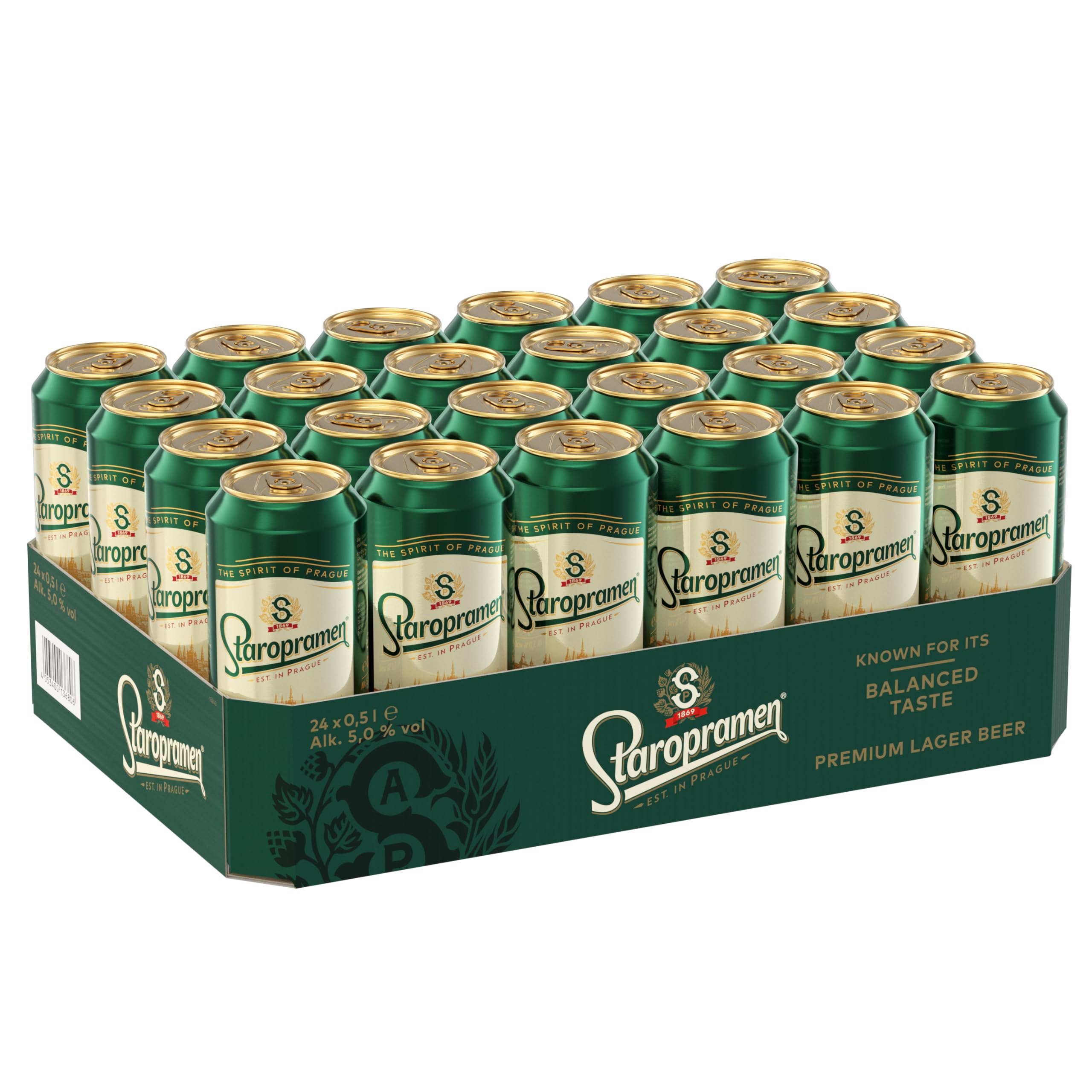 Staropramen Premium Lager, EINWEG 24x0,50 L Dose