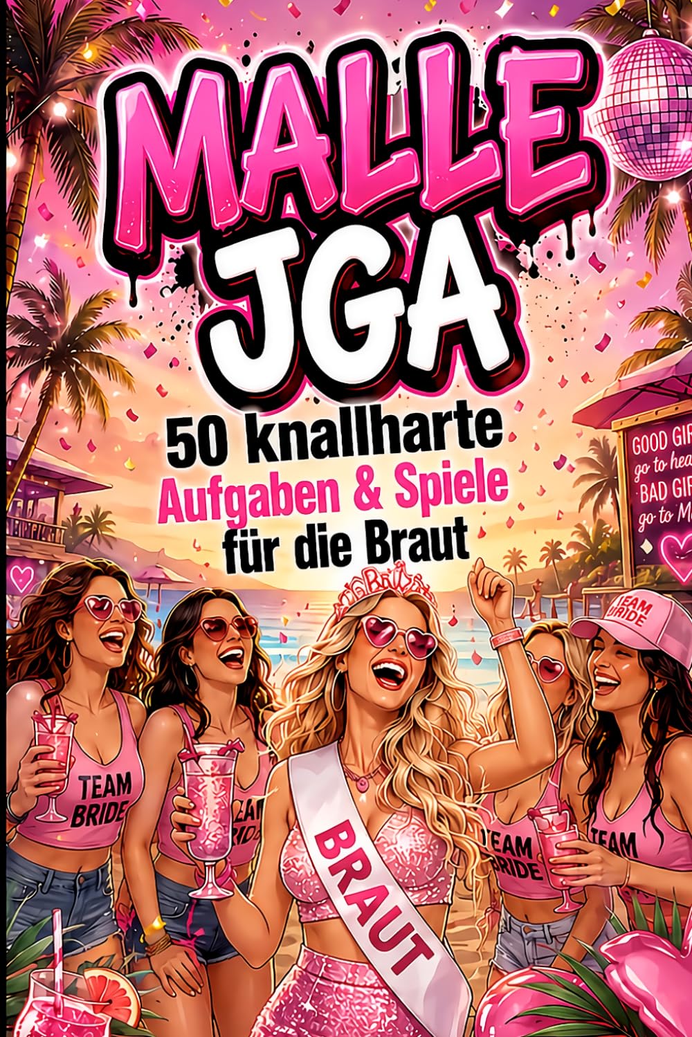Malle JGA - 50 knallharte Aufgaben & Spiele für die Braut