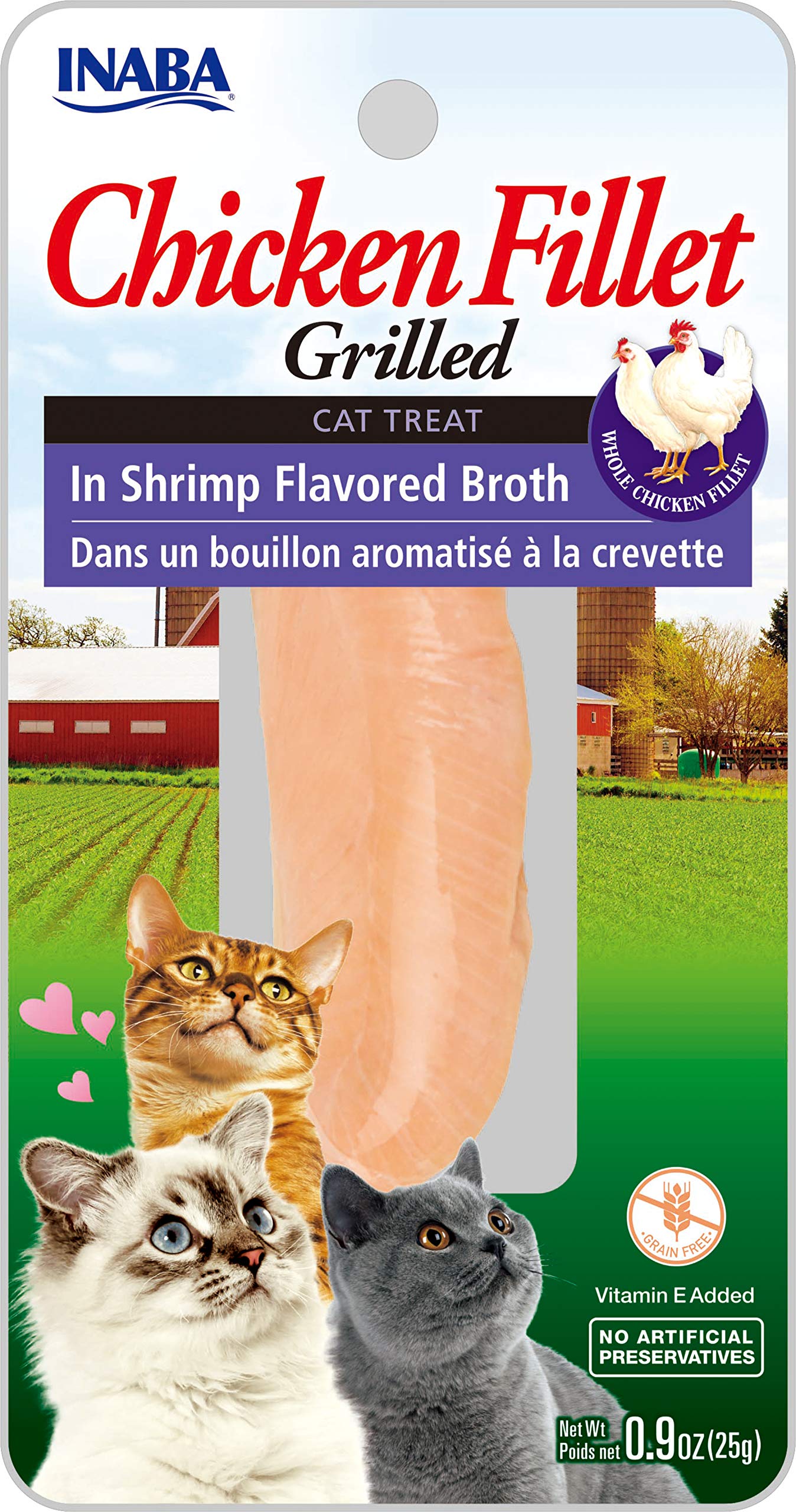 Inaba USA555 Ciao Grilled Cat Treat with Added Vitamin E, One Size/0.9 oz (B0754JK472) Amazon Price History, Amazon Price Tracker