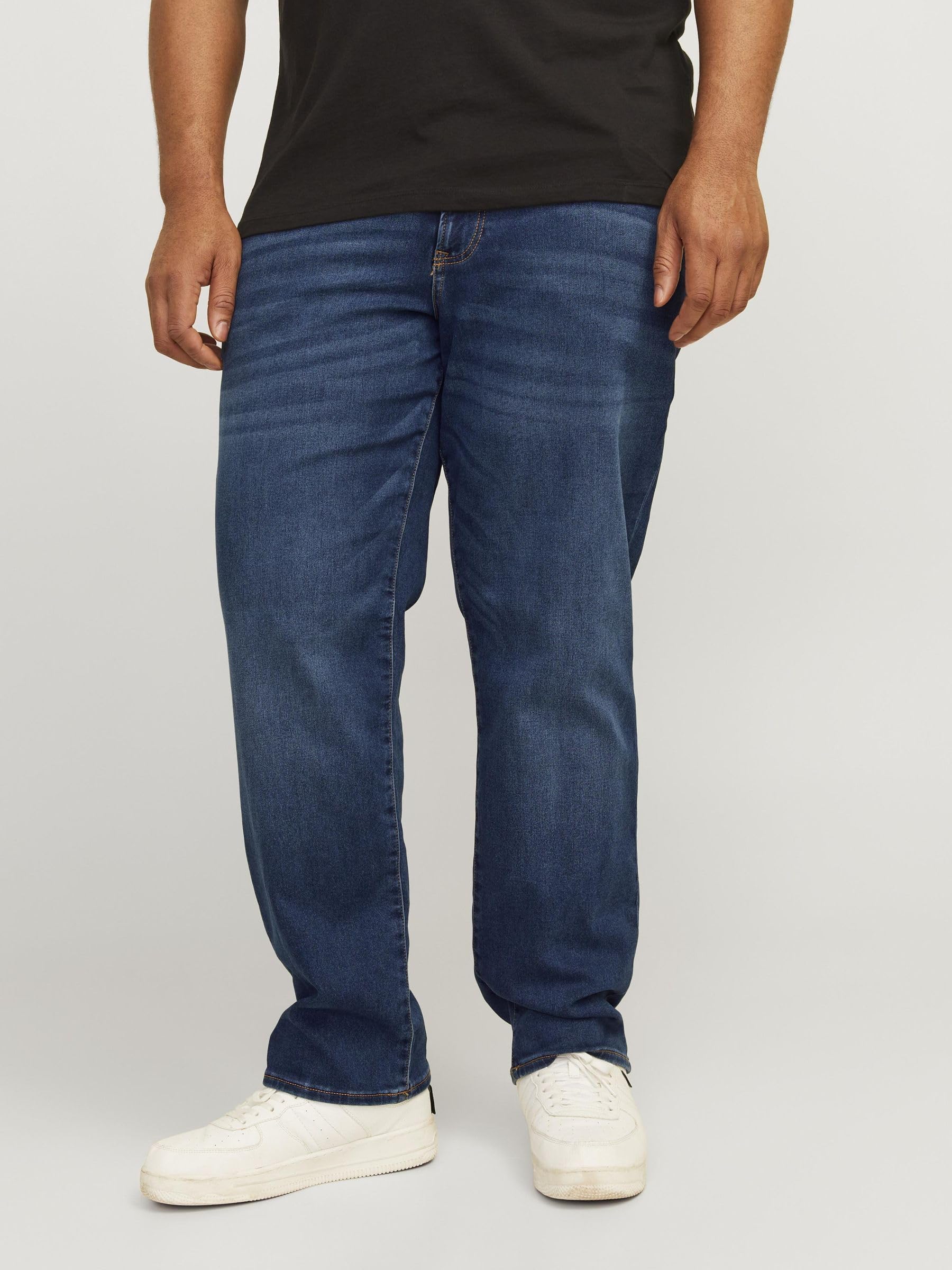 JACK & JONES Jjimike Jjicon I.k. Sq 026 Pls - Dżins Mężczyźni