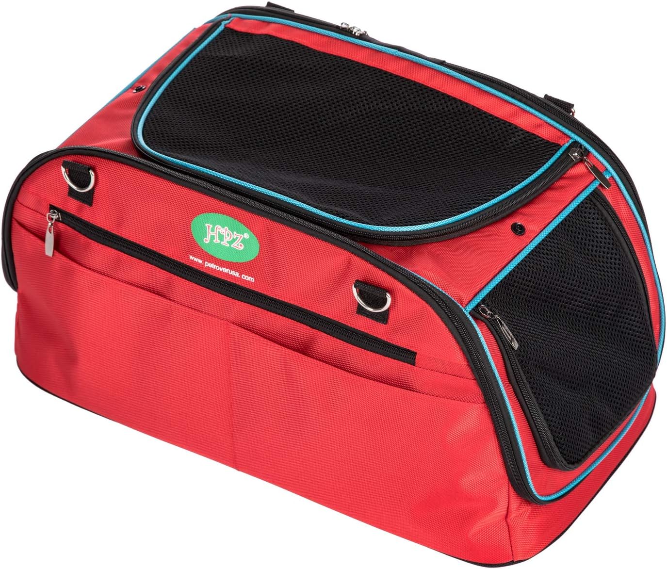 HPZ Multi-Functional Pet Travel Carrier Bag/Backpack/Car Seat/Airline in-Cabin Compatible (21x11x10in.)