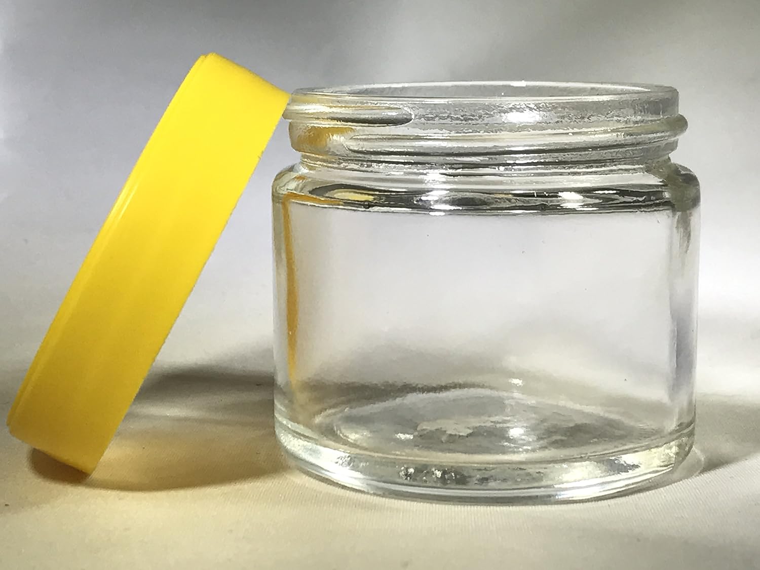 Glass Eighth Jars (3 Pack) Air Tight Medical Marijuana Containers / Cannabis