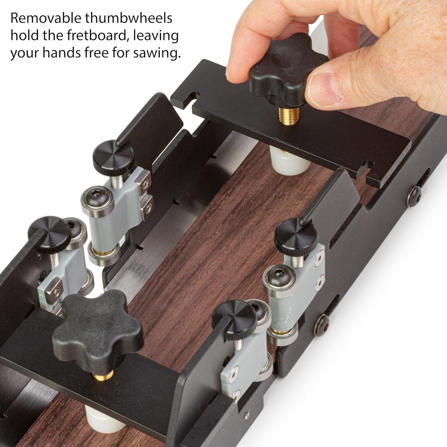 StewMac Fret Slotting Miter Box with Japanese Fret Saw
