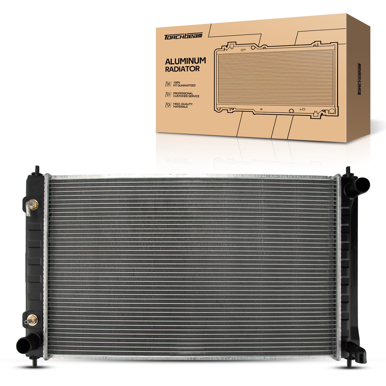 Photo 1 of !!!!USED DIRTY  FINAL SALE!!Torchbeam Car Aluminum Core Radiators Compatible with 2012-2018 Altima, 2007-2011 Altima 2.5L, 2009-2014 2016-2023 Maxima, 2007-2011 Altima 3.5L Transmission Oil Cooler Included