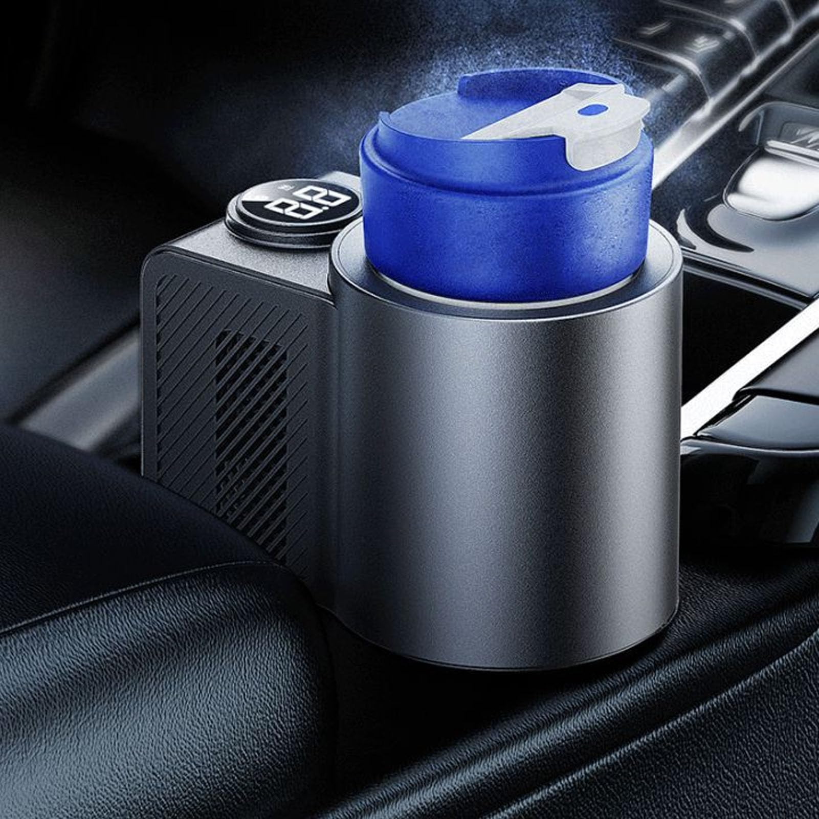 Fdit Scaldabicchieri Universale Smart Car da 12 V per il Riscaldamento Rapido delle Bevande Durante i Viaggi su Strada