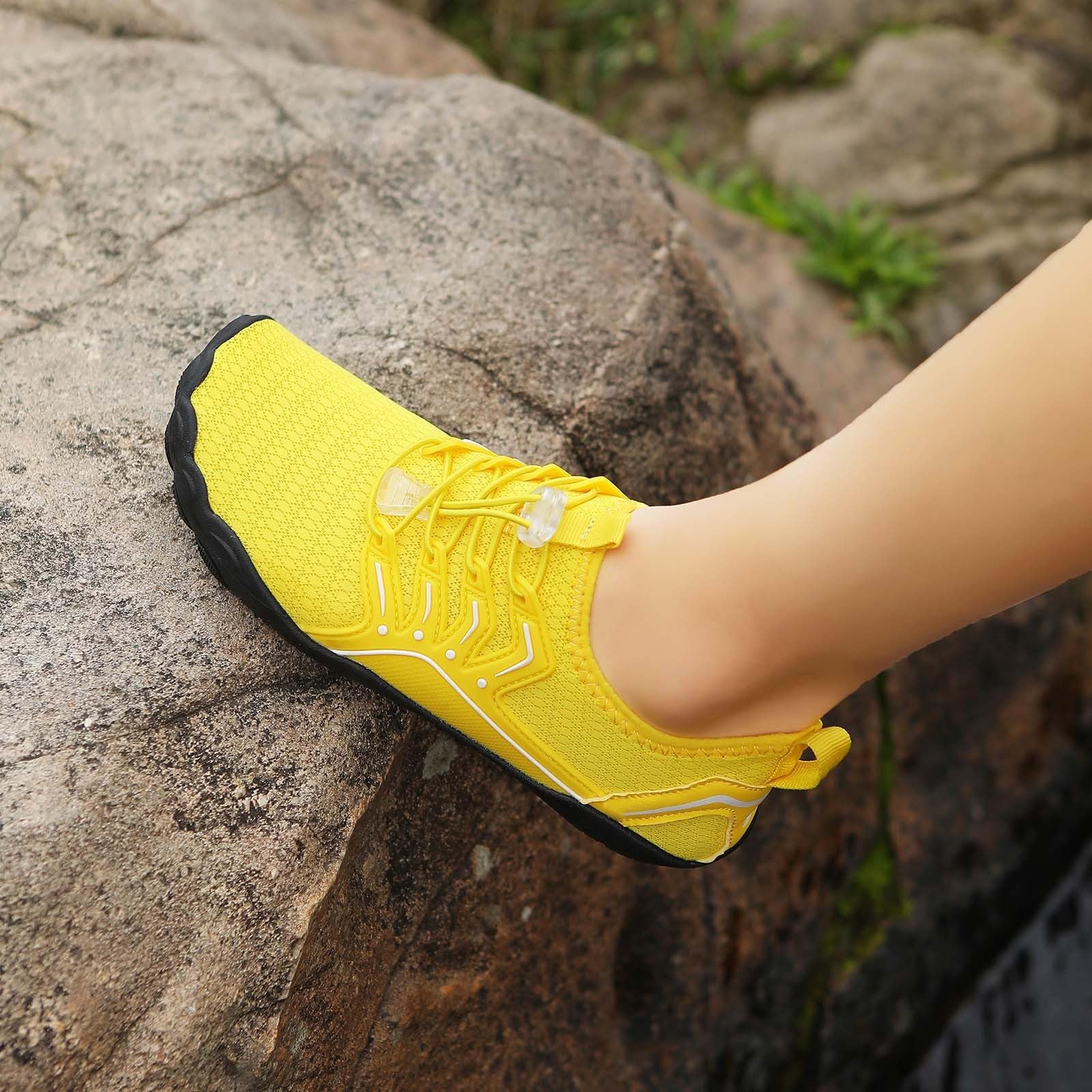 Scarpe da Scoglio Scarpette Mare Ciabatte Uomo Antiscivolo Donna Immersione per Il Sassi Scogli Sandali Trasparenti Piscina Acquatiche Vela con Scarpetta di Gomma Bambina Neoprene Tg