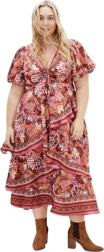 City Chic Women's Plus Size Drama Queen Dress, 12