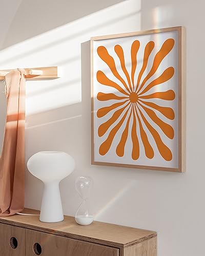 Vista 200 de HAUS AND HUES Evil Eye Decor - Navy Blue Wall Art, Evil Eye Wall Decor, Mykonos Artwork, Evil Eyes Print, Big Eyes Painting Print, Evil Eye Poster