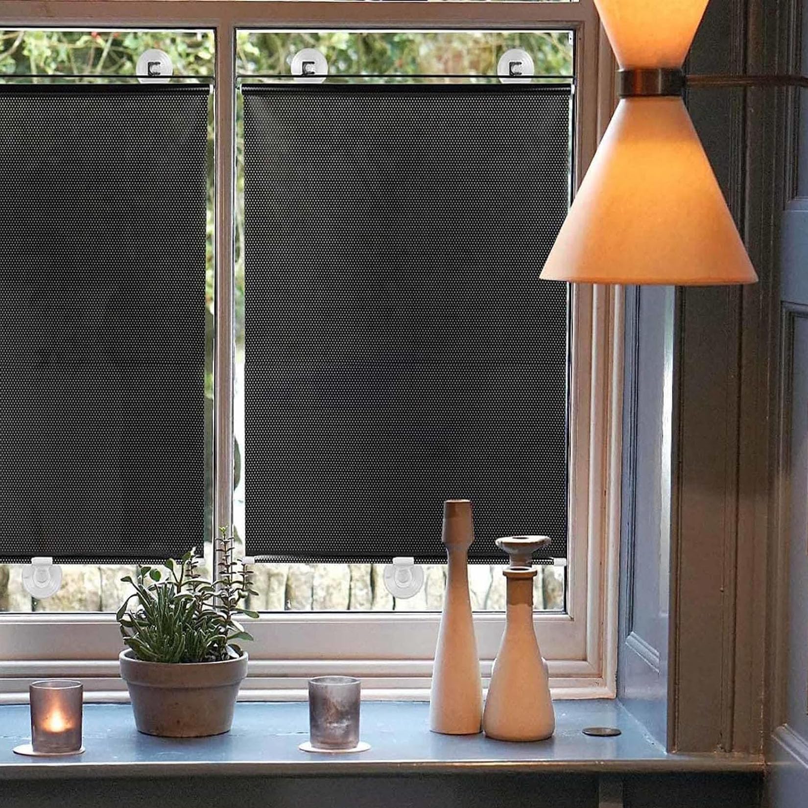 78X200cm Tenda oscurante protezione solare UV con Ventosa Tenda avvolgibile | Senza Forare Persiane Temporanea Isolamento Termico,Tende Per La Privacy,per Cucina Casa Ufficio Personalizzabili
