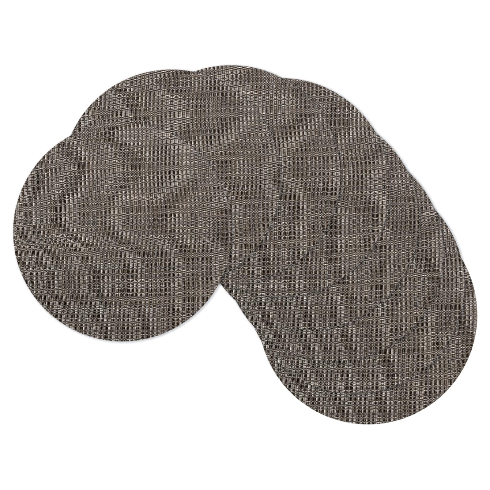 Sets de table ronds lavables pour en finir avec les taches de sauce sur la nappe