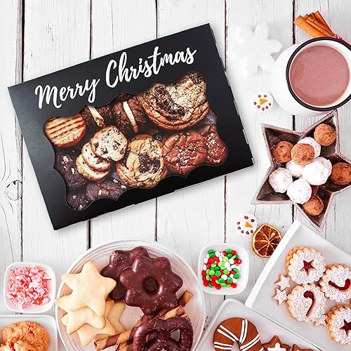 Miniatura 35 de Perfect Occasion Cajas de galletas de lunares, paquete de 12 unidades, cajas de galletas de lunares pastel con ventana, para Pascua, cumpleaños