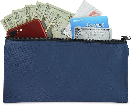 Miniatura 9 de DALIX Bolsa de banco bolsa de dinero bolsa de caja registradora en rojo